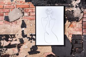 Henzo Fotorahmen - Napoli - Fotogröße 70x100 cm - Schwarz