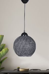 Opviq, HM032, Kronleuchter, Schwarz, Plastik, 22 x 22 x 54 cm