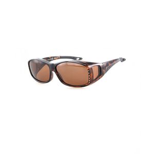 Polarisierte Überzieh Sonnenbrille Überziehbrille Überbrille Fit Over BM5011A farbe TORTOIS