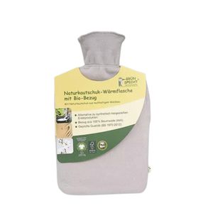 Grünspecht Bio-Kinder-Wärmflasche mit Bio-Bezug 2,0l Naturkautschuk 645-00 NEU