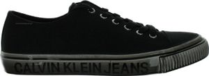 Calvin Klein DEANGELO Herren Turnschuhe schwarzer Stoff leicht 43