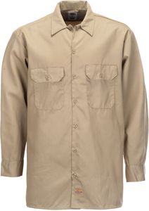 Dickies Long/S Work Shirt Khaki Arbeitshemd Hemden
