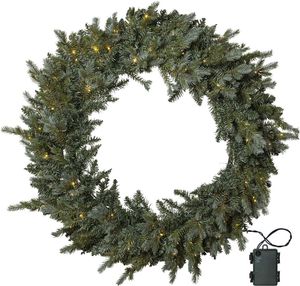 LED Weihnachtskranz Greyland batteriebetrieben Timer Ø 100cm outdoor
