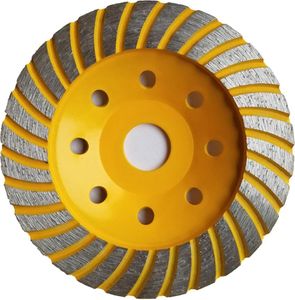Wellenförmige Diamant-Schleifscheibe, 125 x 22,2 mm für Oberflächenbearbeitung von Beton & Stein