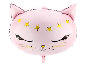 KIK - Fóliový balónek Kitty růžový 48x36cm