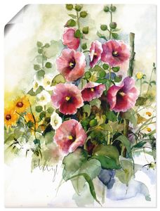 ARTland Poster Blumen Zusammenstellung I Größe: 30x40 cm