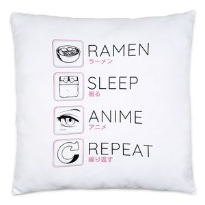 Ramen Sleep Anime Repeat Kissen Inkl Füllung Japan Manga Otaku Baka Geschenkidee