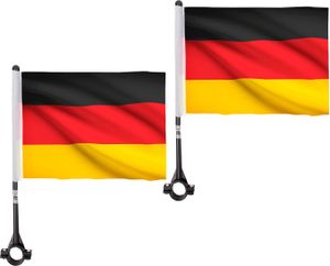 Fanartikel Fahrradflagge 22 x 16 cm, Menge wählen:2 Stück