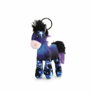 Nici 48750 Schlüsselanhänger Pony Stars Pferd Starflower blau 10cm Plüsch GREEN