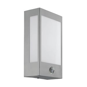 Eglo 95989 RALORA 1 LED Außen-Wandleuchte 12W Sensor Edelstahl Weiss Warmweiss IP44