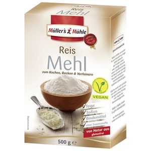 Müllers Mühle Reismehl fein 8 x 500 g