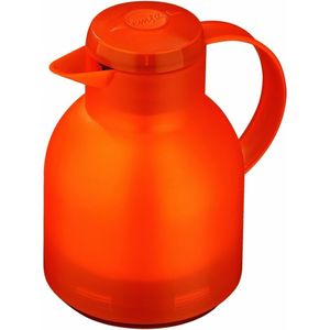 emsa Isolierkanne SAMBA 1 Liter Quick Press, Farbe transluzentes Orange