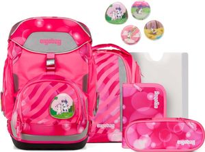 ergobag Pack Schulrucksack Set 6-tlg. Neo KuntBärbuntes Einhorn 2025