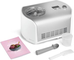 SPRINGLANE Eismaschine Elli Edelstahl 1,2 L mit Kompressor 135 W, inkl. Rezeptheft