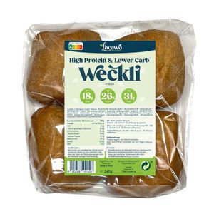 Locawo High Protein & Low Carb* Weckli Brötchen 240g