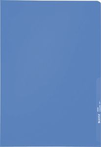 100 LEITZ Sichthüllen 4000 DIN A4 blau genarbt 0,13 mm