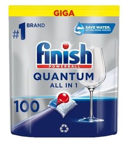 Finish, Quantum All in 1 Kapsułki do zmywarki, 100 sztuk