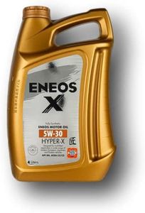 ENEOS Motorový olej 5W30 "HYPER X" 4L - Motorový olej do auta - plne syntetický motorový olej s organickými prísadami - nižšia spotreba paliva