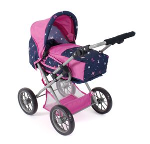 Chic 2000 Kombi-Puppenwagen "LENI"in Butterfly navy-pink 560-33