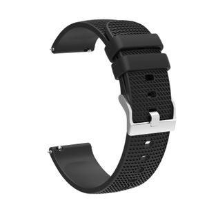 INF Uhrenarmband 20 mm für Garmin, Samsung, Huawei, Amazfit Schwarz