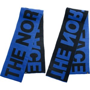 Szalik The North Face Logo Scarf unisex ciepły niebieski