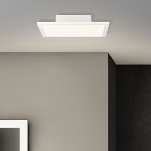 BRILLIANT LED Aufbaupaneel Buffi | modernes Deckenaufbau-Paneel | Metall/Kunststoff | weiß | 40x40cm | 24W 2400 Lumen 2700 Kelvin