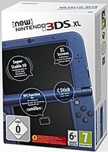 Nová kapesní konzole Nintendo 3DS XL - modrá metalíza