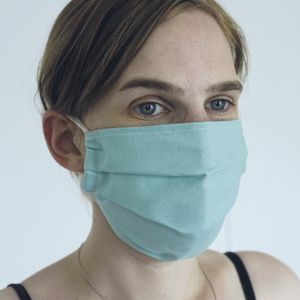 TimeTEX Alltags-Gesichts-Maske aus Baumwoll-Stoff „Flexigröße“
