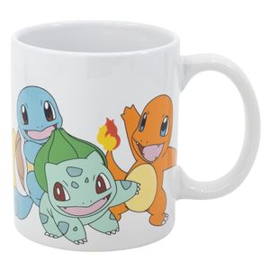 Pokemon Pikachu Bisasam Glumanda Shiggy Kaffeetasse Teetasse 330 ml