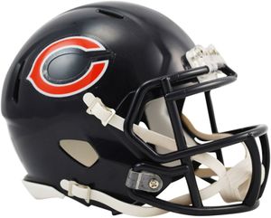 NFL Football Mini Helm Chicago Bears Speed Footballhelm Riddell Helmet
