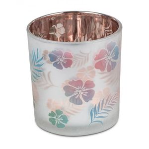Formano - Windlicht Blumen Multifarben