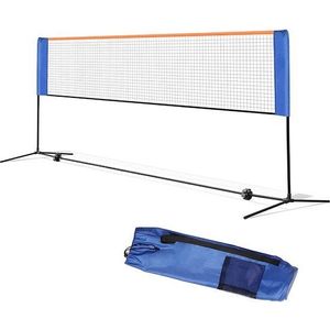 Badminton- & Tennisnetz mit Aufbewahrungstasche - Tennisnetz - Badmintonset - Tennisset - faltbar - tragbar