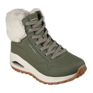 Skechers Damen Stiefeletten warmfutter grün