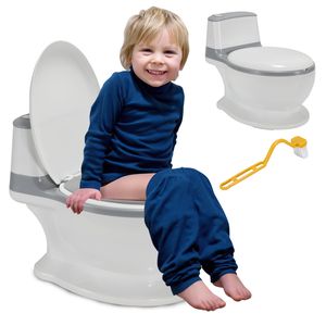 Jopassy Kindertöpfchen Kindertoilette mit herausnehmbarem Behälter, Babytopf, Toilettentrainer für Babys und Kleinkinder mit Deckel und Sound