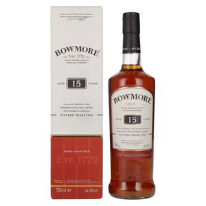 Bowmore 15 Jahre Islay Single Malt Scotch Whisky | 43 % vol | 0,7 l