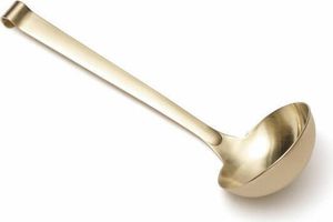 Comas Elegant Champagne polievková lyžica, naberačka na polievku, nerezová oceľ, champagne, 26,5 cm, 5266