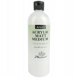 Medium matowe do akryli Phoenix 500 ml AMM