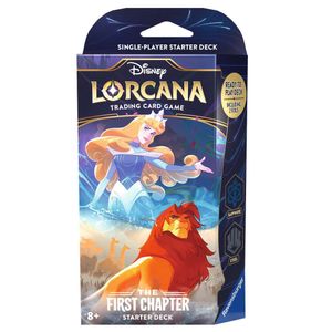 Disney Lorcana: Pierwszy rozdział - talia startowa szafiru i stali (angielski)