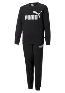 Puma No1 LOGO Sweat Suit FL B Kinder Unisex Jogginganzug 670884 01 schwarz, Bekleidung:152