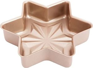 CANDeal 8" Sechseckige Sternform Antihaft-Kuchenform, Stern-Backblech, Antihaft-Kuchen-Brotform, Langlebiges Küchen-Backwerkzeug Für Brot, Schokoladenpudding CANDeal 8" Sechseckige Sternform Antihaft-Kuchenform, Stern-Backblech, Antihaft-Kuchen-Brotform, Langlebiges Küchen-Backwerkzeug Für Brot, Schokoladenpudding