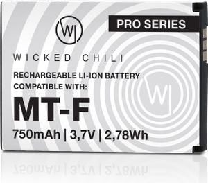 Wicked Chili Akku für AVM FRITZ!Fon C5 / C4 Ersatzakku Zusatzakku Li-Ion 750 mAh