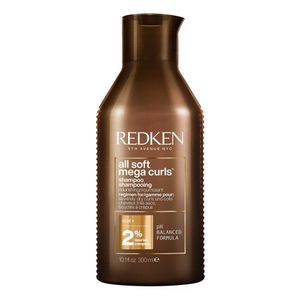 Redken All Soft Mega Curls Shampoo - Odżywczy szampon do loków i włosów puszących się - 300 ml