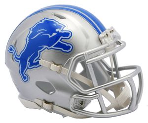 NFL Mini Helm Detroit Lions 2017 Speed Riddell Footballhelm