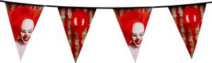 flagge Linie Horrorclown 6 Meter rot