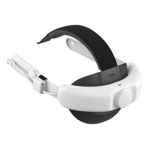 Hlavový popruh s batériou 6400Mah Kiwi Design Q31-Spcu pre Meta Quest 3 White