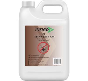 INSIGO 2L Anti Spinnenspray Spinnenmittel Spinnenabwehr gegen Spinnen-Bekämpfung Spinnen vertreiben Schutz Zecken Ungeziefer