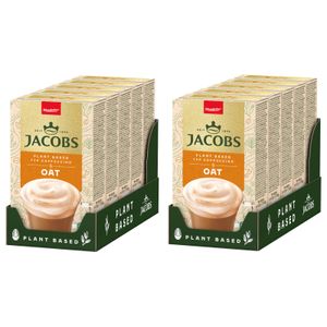 JACOBS Löskaffee Instantkaffee Oat Hafer Cappuccino pflanzenbasiert 10x 6 Sticks