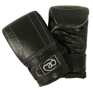 Fitness Mad - Pánske/dámske rukavice na boxovacie vrece, kožené MQ853 (XL) (Black)