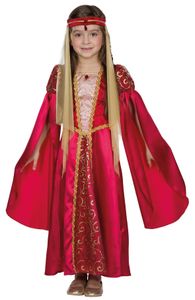 Kostüm Mittelalter Prinzessin, Größe:128