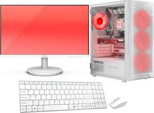 VIST Gaming PC Komplett Set  R7 5700G 32GB VEGA SSD 1TB WIFI Win11 24"